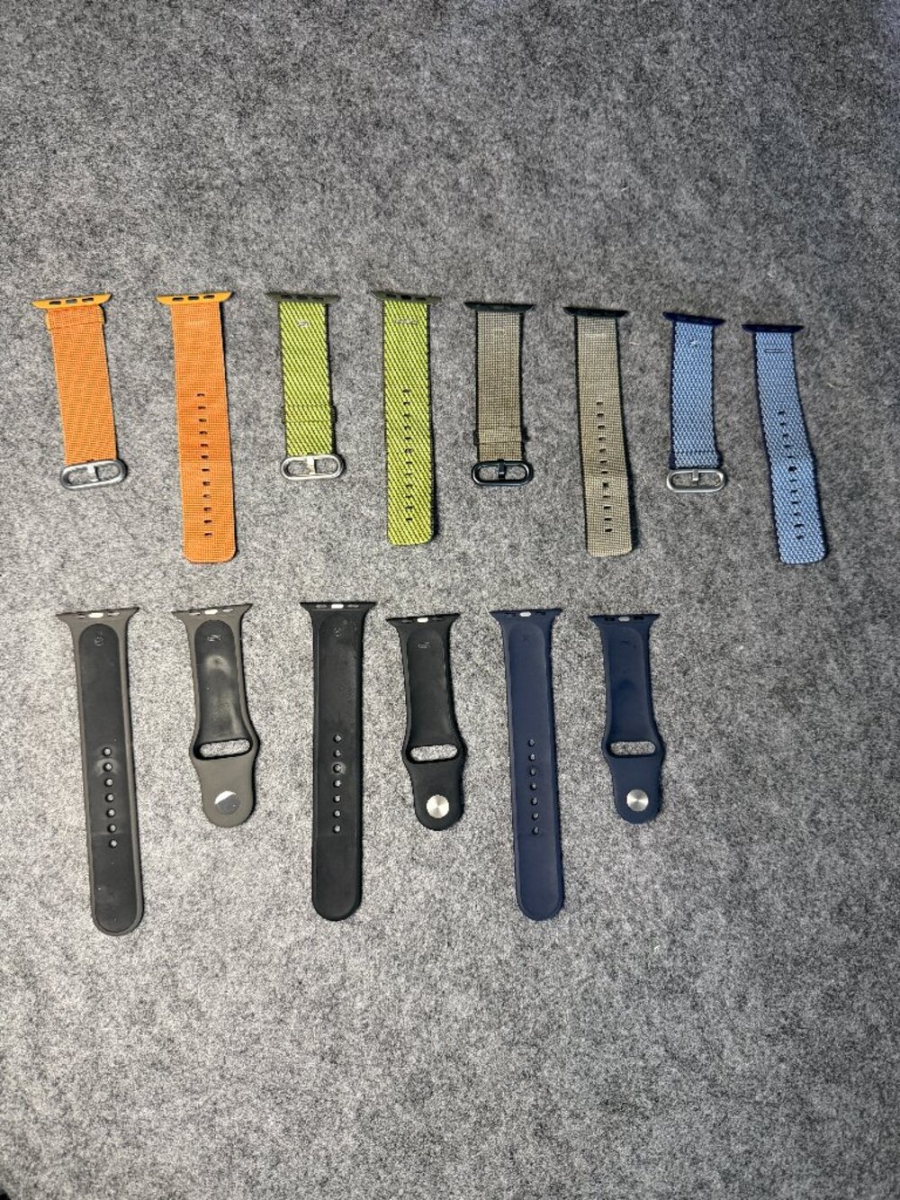 Apple Watch Band Lot of 7 Pairs Mixed Styles and Colors